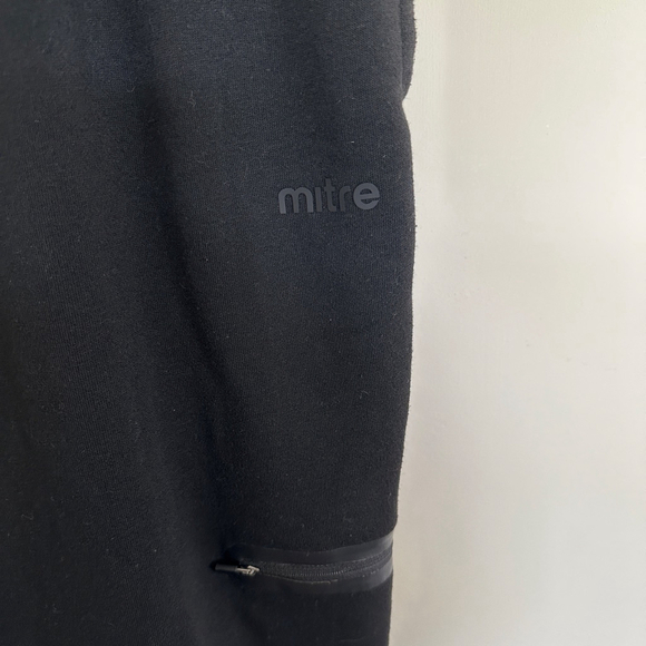 Men's Mitre Black Sweatpants Size XL - Picture 3 of 8